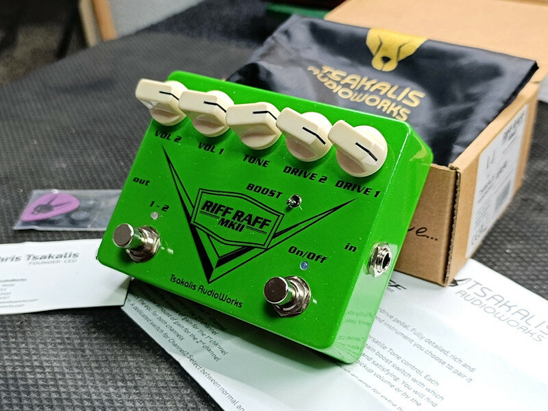 Overdrive Boutique Dual TSAKALIS AudioWorks Riff Raff MKII
