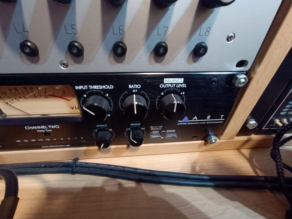 ART Pro VLA II 2-Channel Vactrol Compressor 2009 - Present - Black