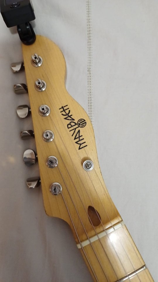 Guitarra Electrica Mayback Teleman T54 Caddy Blue Aged de segunda mano · Foto 3 de 8 · Madrid · 1200 €