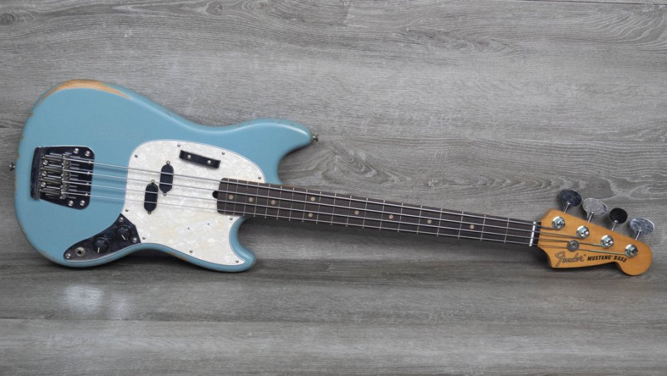Fender Mustang JMJ Daphne Blue de segunda mano · Lugo