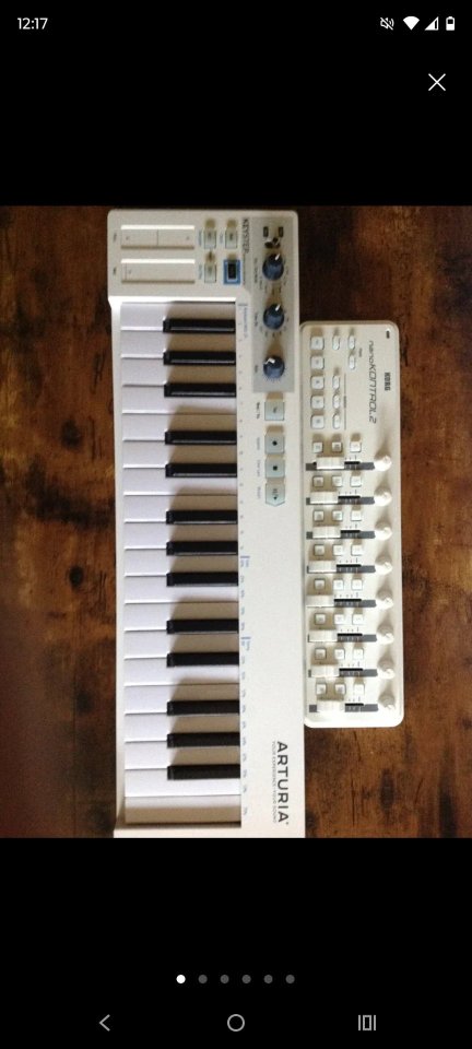 Arturia Keystep 32 + Nano Kontrol Korg 2