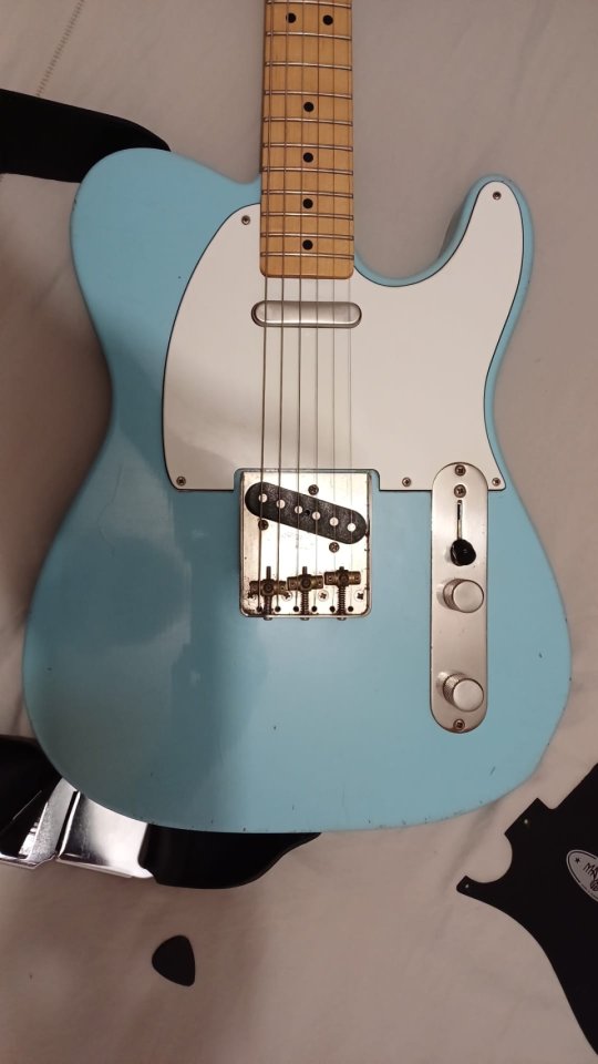 Guitarra Electrica Mayback Teleman T54 Caddy Blue Aged de segunda mano · Foto 5 de 8 · Madrid · 1200 €