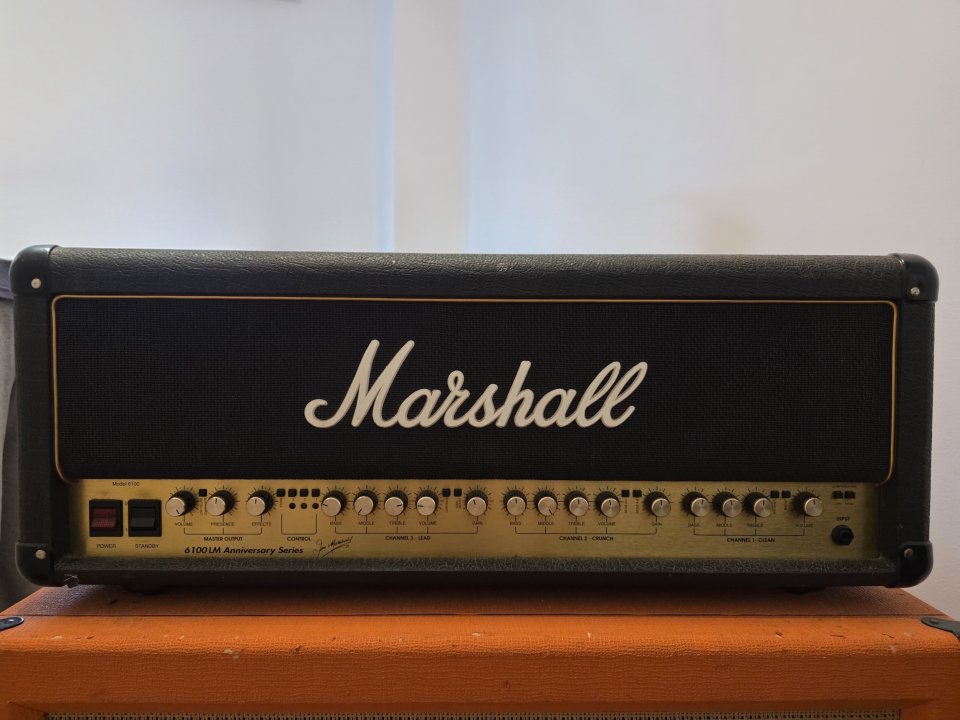 Cabezal Marshall 6100 LM 30 aniversario de segunda mano · Foto 1 de 3 · Valencia · 750 €