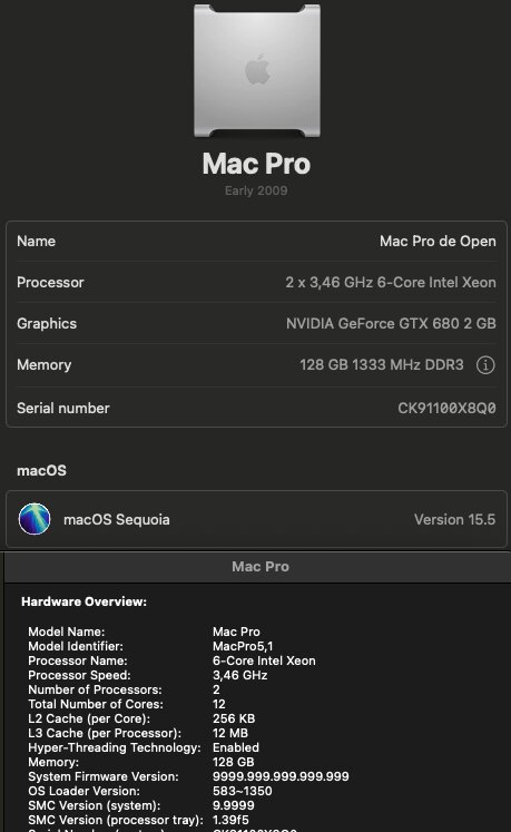 Mac Pro G5 de Apple - 128GB RAM de segunda mano · Foto 4 de 5 · Barcelona · 290 €