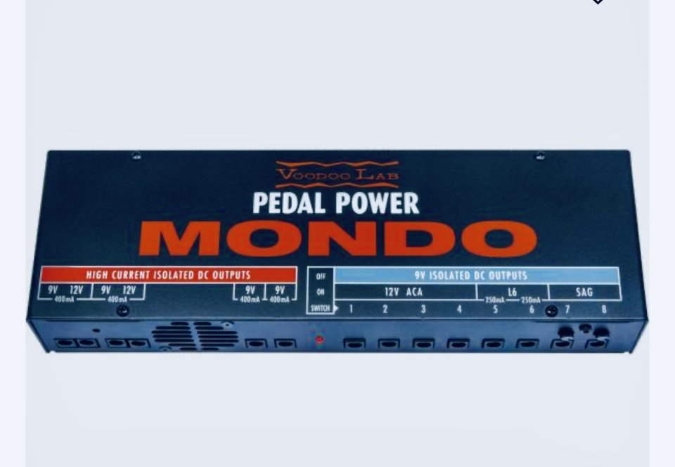 Fuente de alimentación pedales- Voodoo Lab Mondo