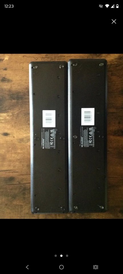 2 Teclados Controlador M-AUDIO Keystation Mini 32