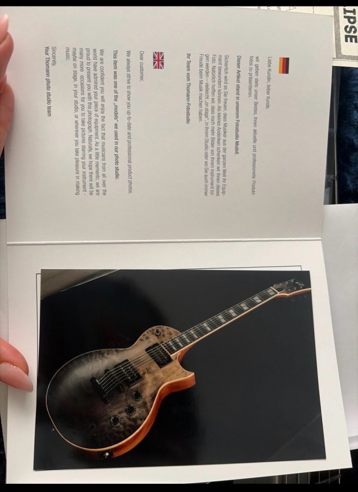 ESP USA Eclipse 2023 - Black Natural Fade de segunda mano · Foto 8 de 8 · Barcelona · 4000 €