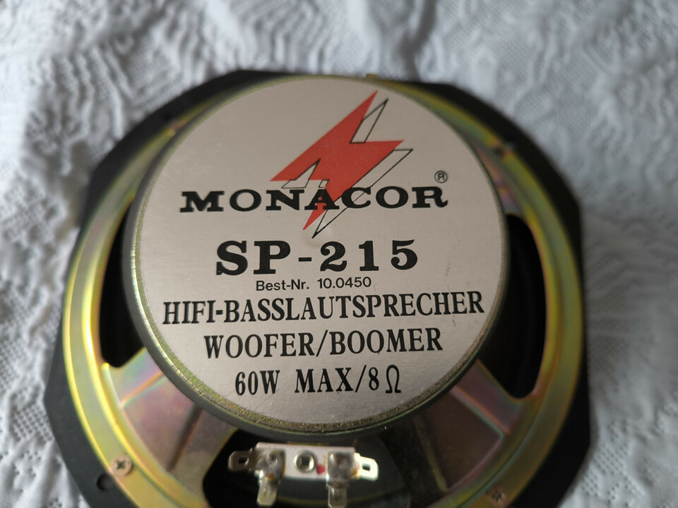 Monacor 8"  8 ohm