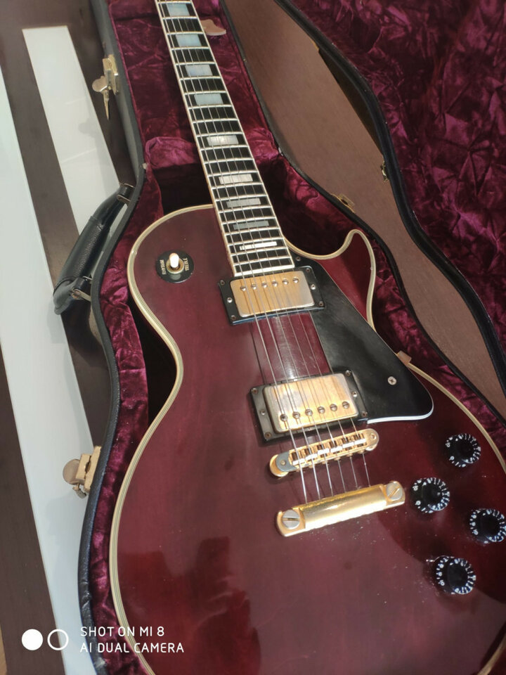 Gibson Les Paul custom 1991 Red wine original