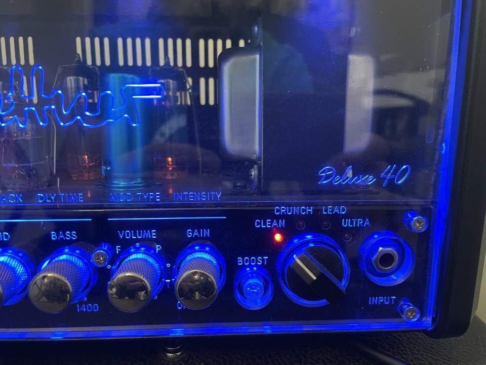 H&K GrandMeister Deluxe 40 4-Ch 40W Head + FSM 432 MKIII