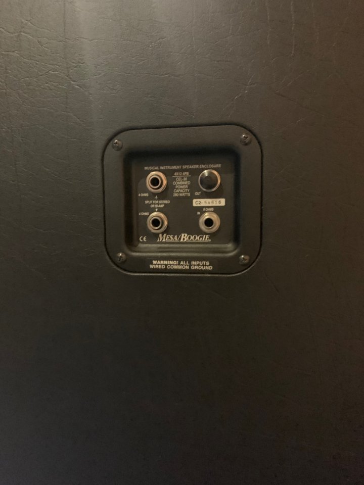 Pantalla Mesa Boogie 4x12 Rectifier Slant