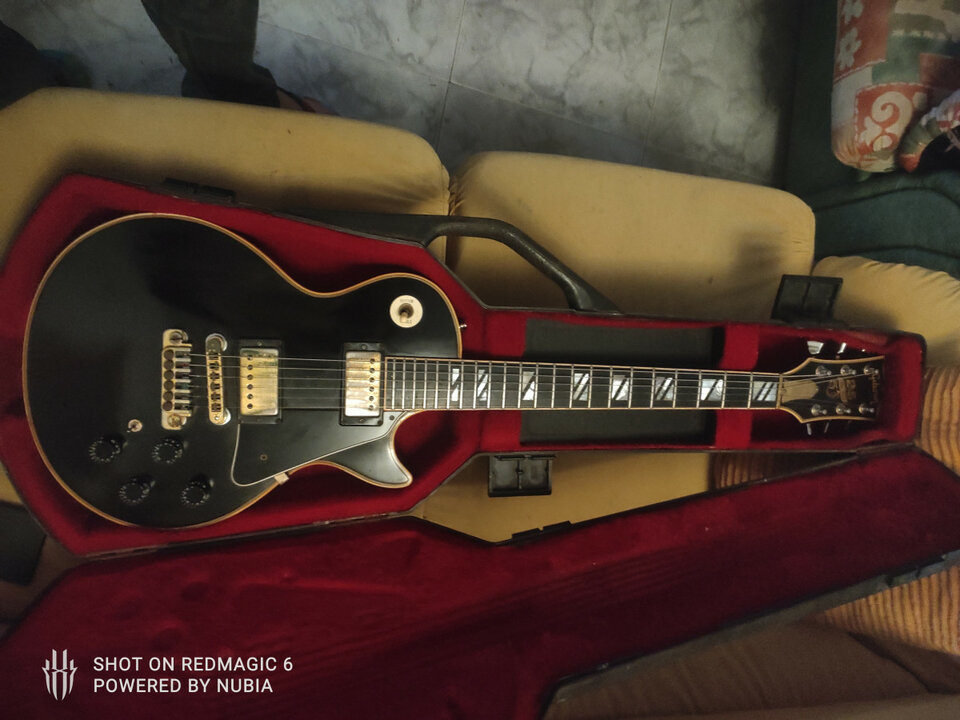 gibson les paul custom 25/50 anniversary 1979 black