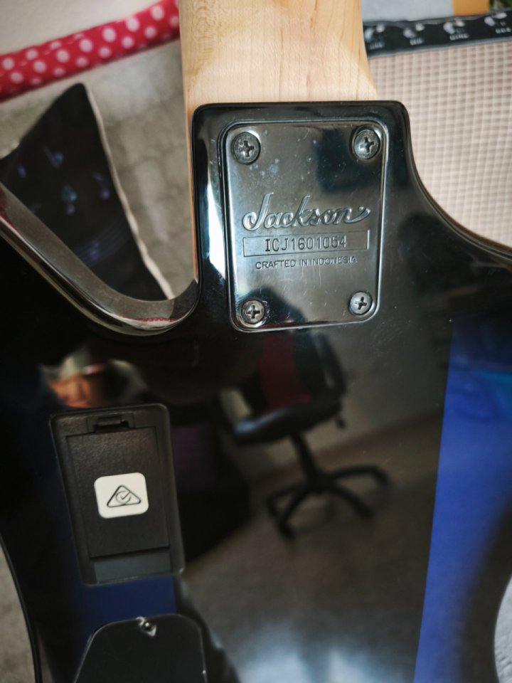 Jackson Kellybird V 5 cuerdas Dave Ellefson (Megadeth) – EMG – IMPECABLE de segunda mano · Foto 6 de 8 · Badajoz · 580 €