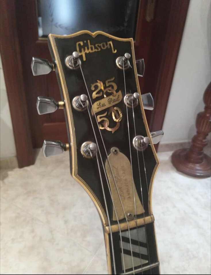 gibson les paul custom 25/50 anniversary 1979 black