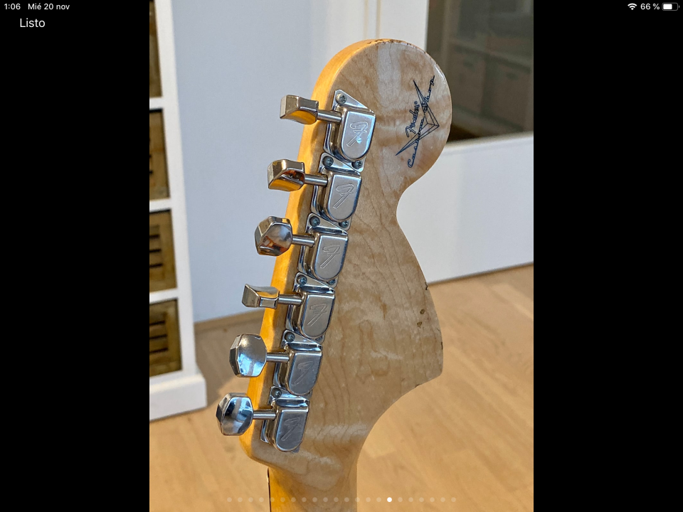 Stratocaster 69 custom shop zurdos