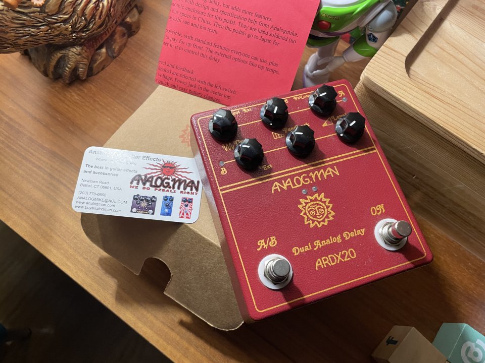 Analog Man ARDX20 Dual Analog Delay