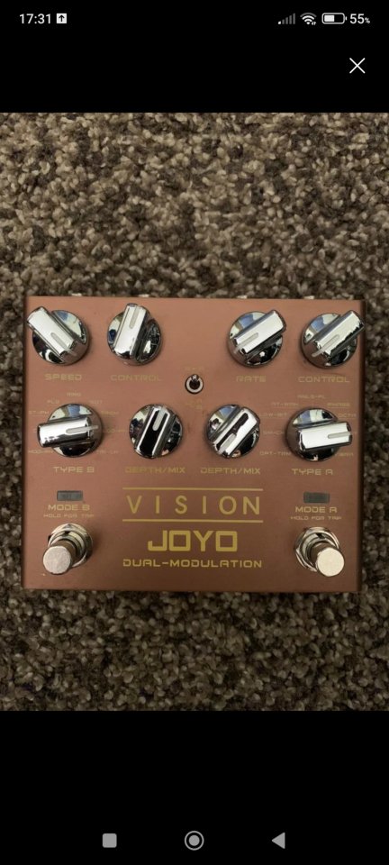 Pedal doble de modulación