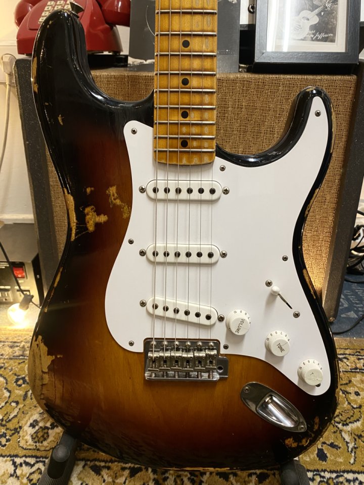 Fender Stratocaster Custom Shop Relic 1954 60th Anniversary 2014 (VIDEOS)
