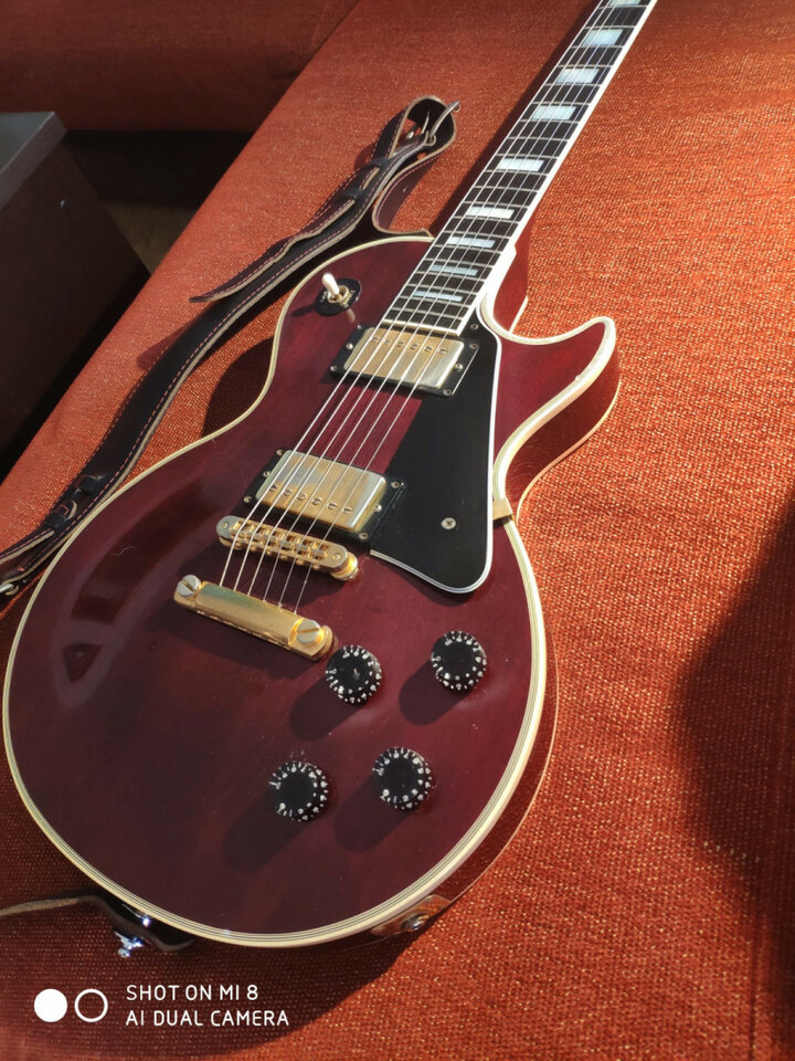 Gibson Les Paul custom 1991 Red wine original de segunda mano · Foto 2 de 3 · Castellón · 4200 €