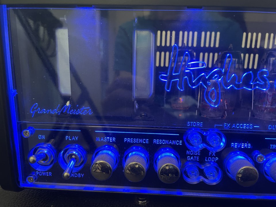 H&K GrandMeister Deluxe 40 4-Ch 40W Head + FSM 432 MKIII