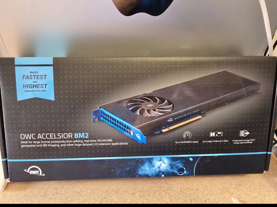 OWC Accelsior 8M2 PCIe Adapter Card