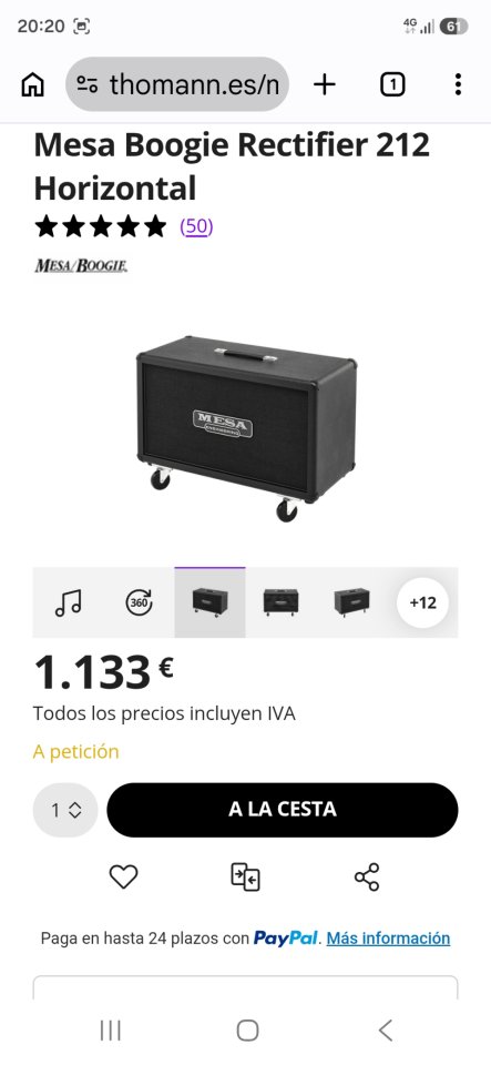 Mesa Boogie Badlander 25 + pantalla Rectifier 212 horizontal de segunda mano · Foto 4 de 5 · Valencia · 2000 €