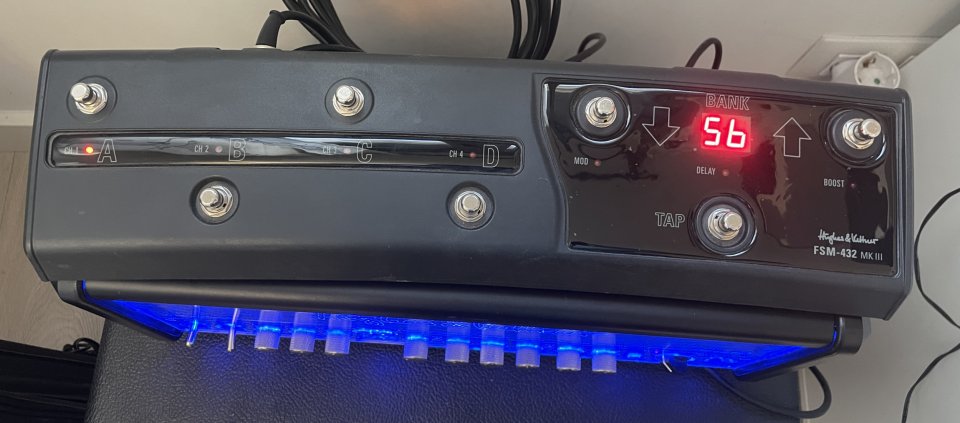 H&K GrandMeister Deluxe 40 4-Ch 40W Head + FSM 432 MKIII