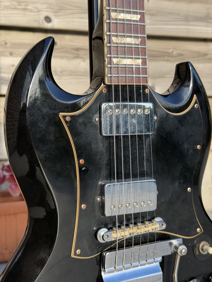 1969 Gibson SG Standard Ebony de segunda mano · Foto 8 de 9 · Madrid · 3700 €