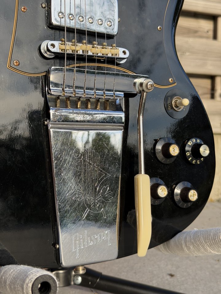 1969 Gibson SG Standard Ebony de segunda mano · Foto 9 de 9 · Madrid · 3700 €