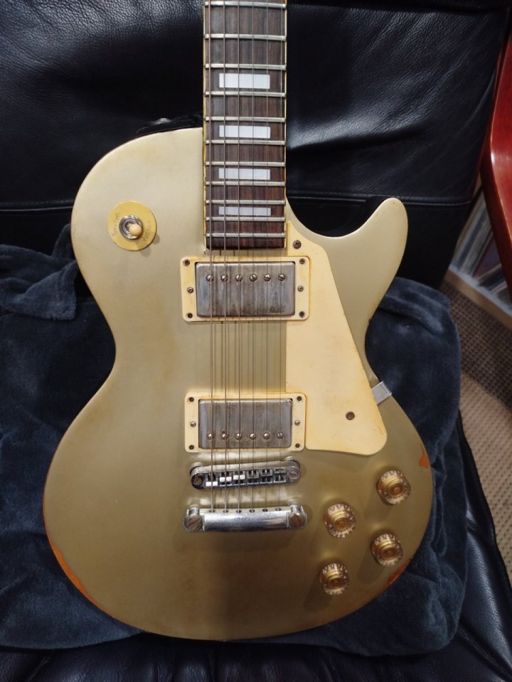 Guitarra Maya Goldtop. Japón años 70