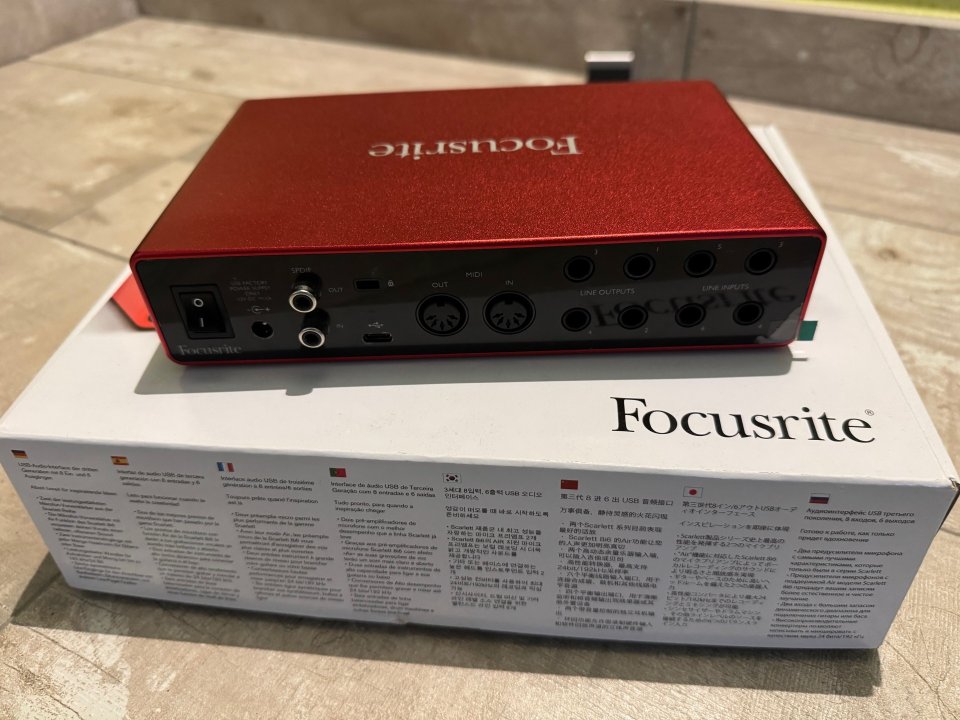 Focusrite Scarlett 8i6 3th Gen