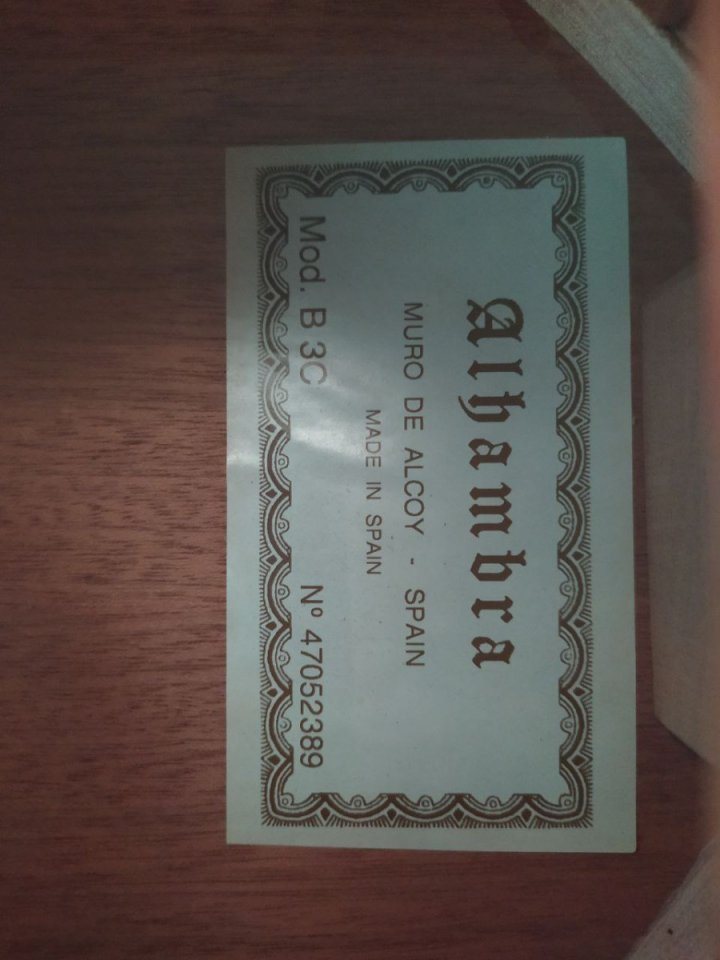 Bandurria Alhambra B3C