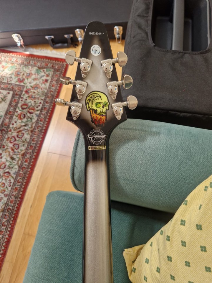 Epiphone Brent Brent Hinds Flying V (Modificaciones alta gama) de segunda mano · Foto 6 de 8 · Madrid · 1200 €