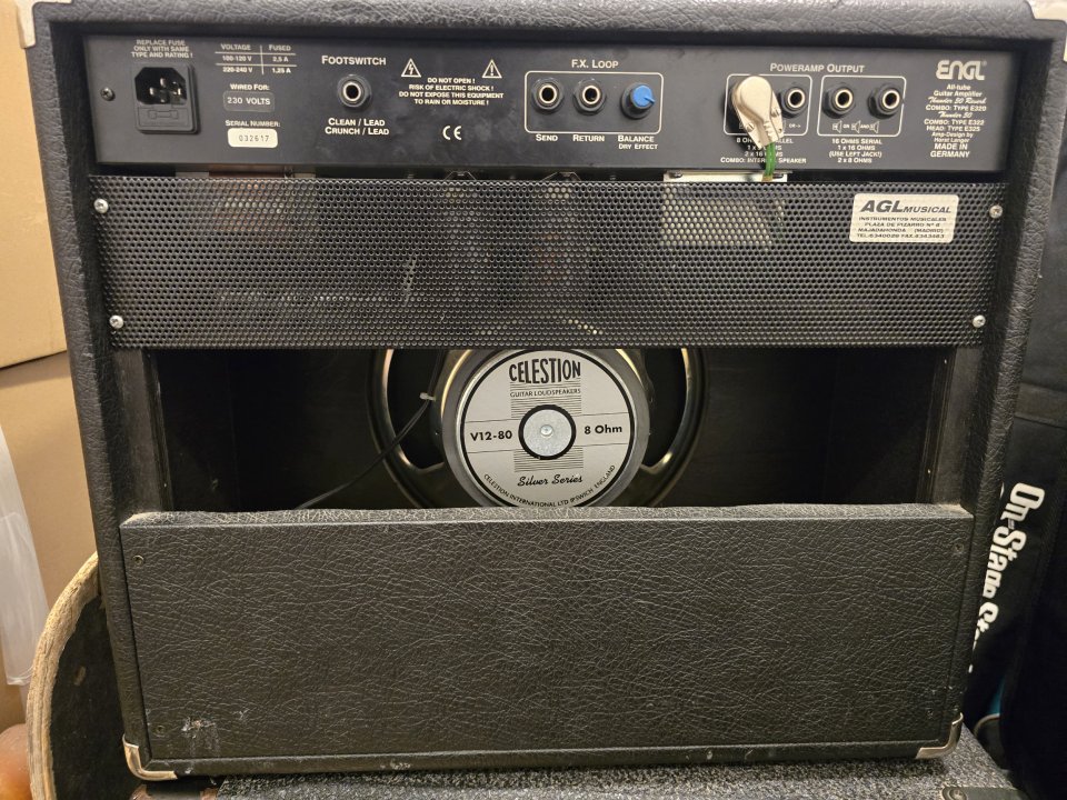 Amplificador Guitarra ENGL Thunder 50 Reverb con foot pedal orignal