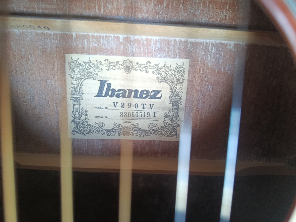 Acústica ibanez V290TV, japonesa