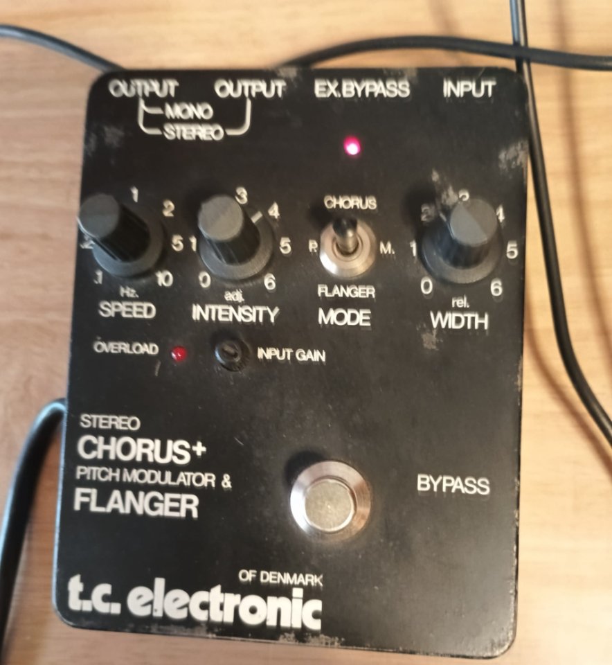 Pedal TC ELECTRONIC CHORUS FLANGER ORIGINAL