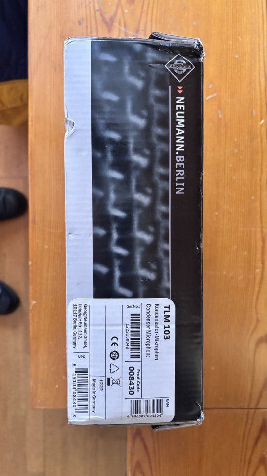 Neumann TLM 103 + Araña Original EA 4 (NUEVO) de segunda mano · Foto 3 de 4 · Barcelona · 950 €