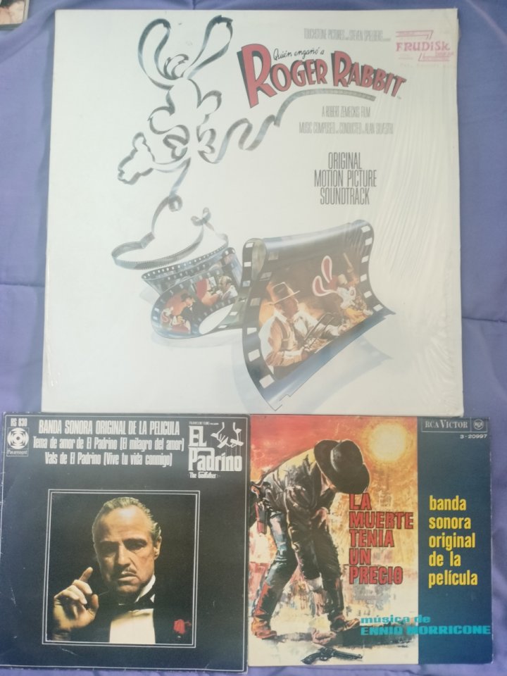Lote Vinilos Roger Rabbit y El Padrino etc lote de segunda mano · Foto 1 de 9 · Navarra · 45 €