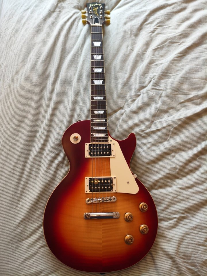 Epiphone Les Paul 1959 Inspired by Gibson Custom WCS mejorada