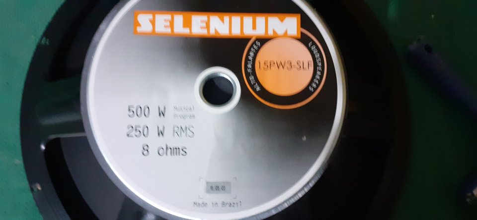 Altavoz 15" Selenium 250/50w.a 8ohmios