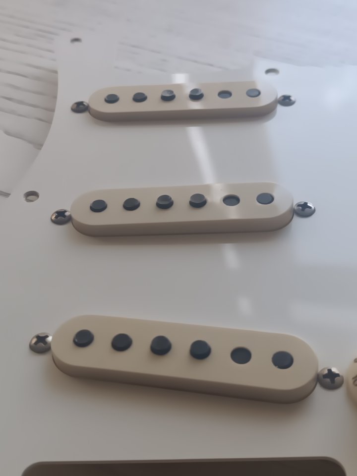 Pickguard Fender Stratocaster 50' CS completo bobinado a mano