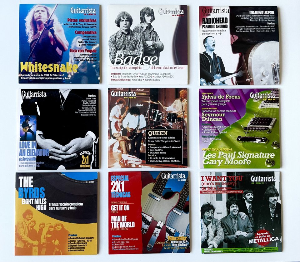 Lote de CDs de revistas Guitarrista y Guitarra Total de segunda mano · Foto 1 de 5 · Valladolid · 25 €