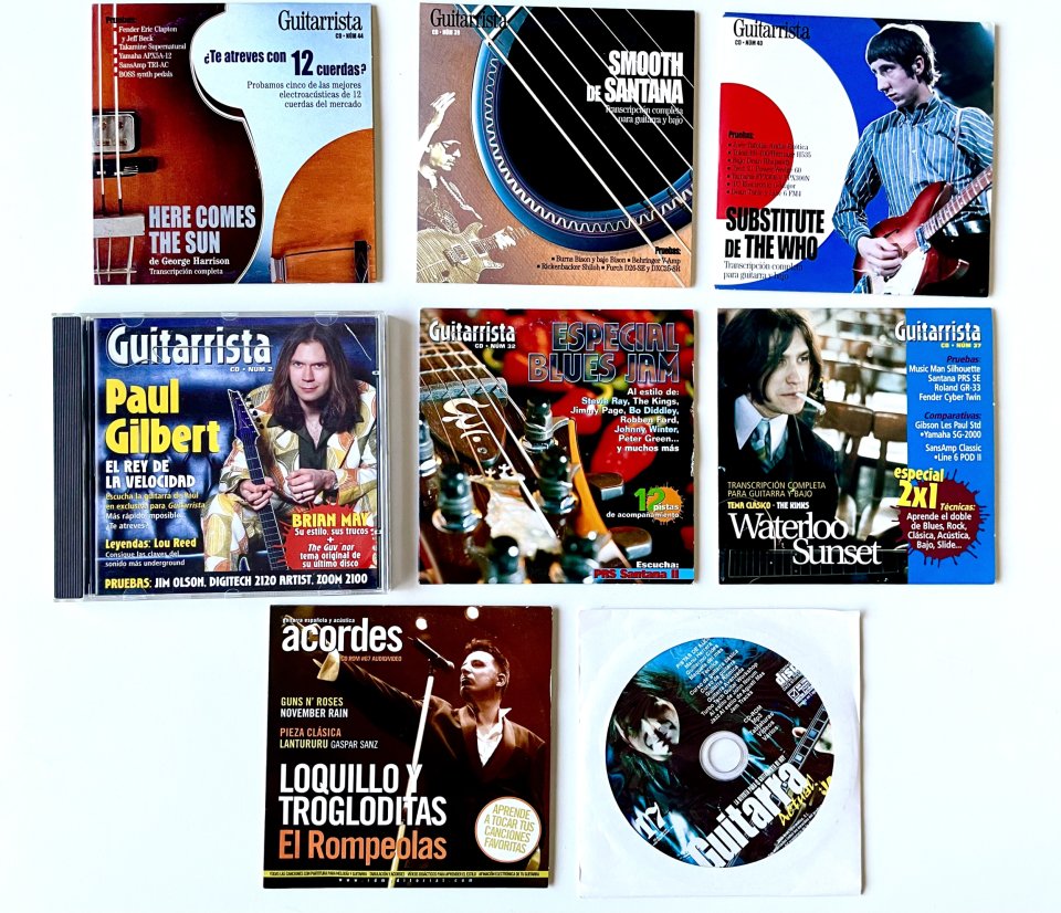 Lote de CDs de revistas Guitarrista y Guitarra Total de segunda mano · Foto 2 de 5 · Valladolid · 25 €
