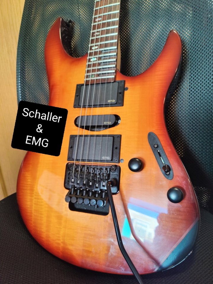 Yamaha RGX821D con Schaller y EMG