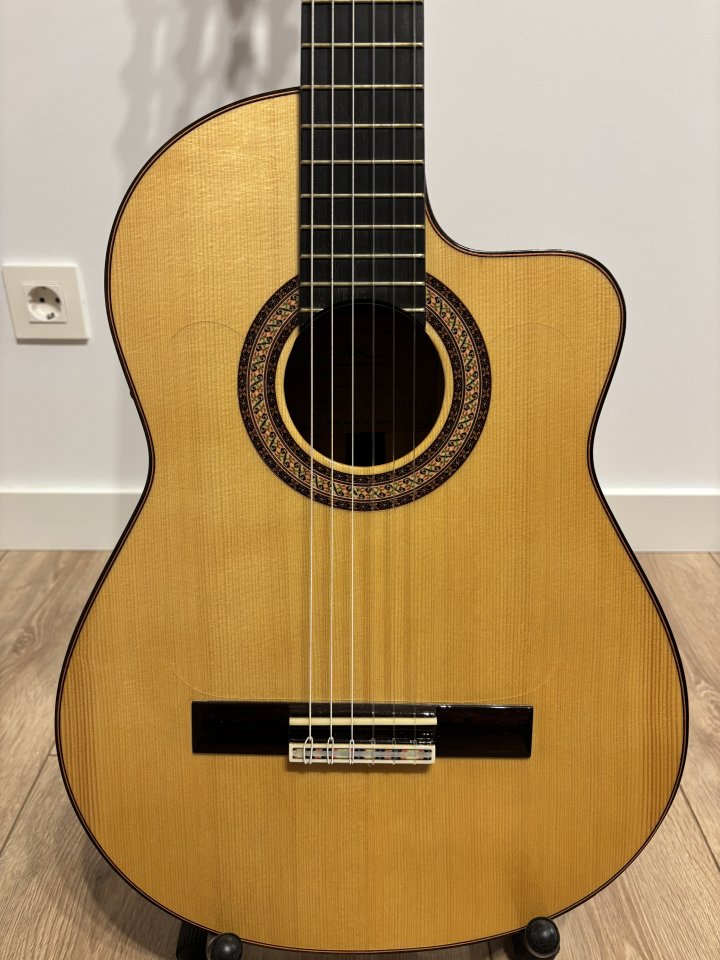 Guitarra Manuel Rodriguez sabicas FF cutaway con previo fishman