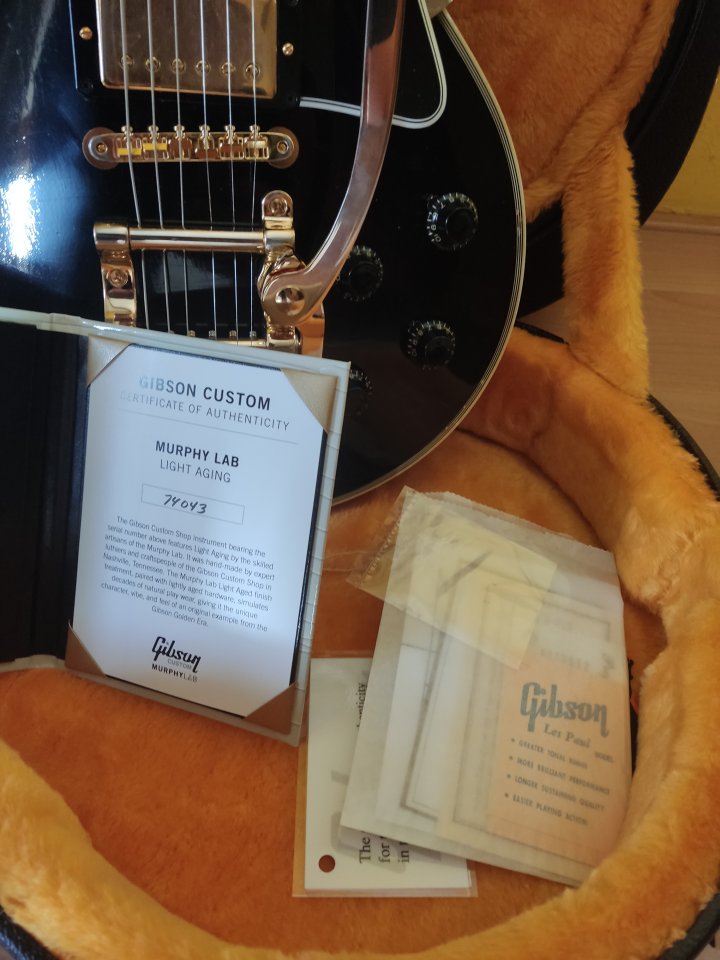 Gibson Les Paul Custom 57 Murphy Lab Light Aged de segunda mano · Foto 5 de 10 · Alicante · 5500 €