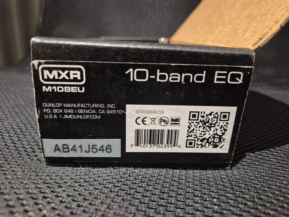 MXR M108 Ten Band EQ 2010 - 2016 Black