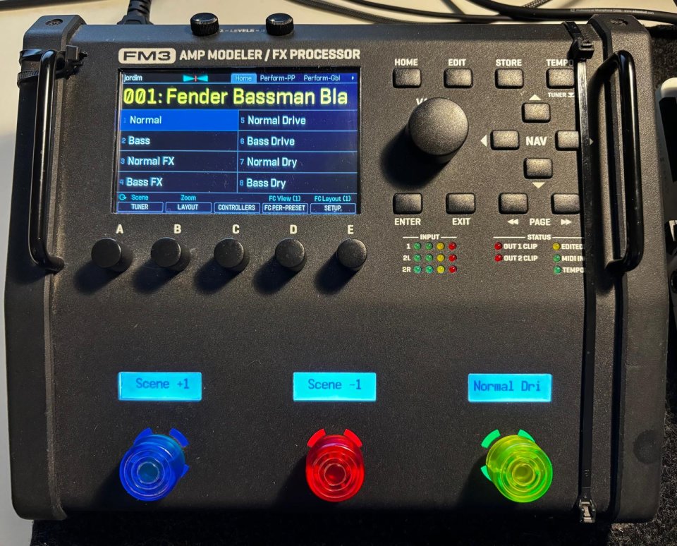 Fractal FM3 amp modeler/fx processor