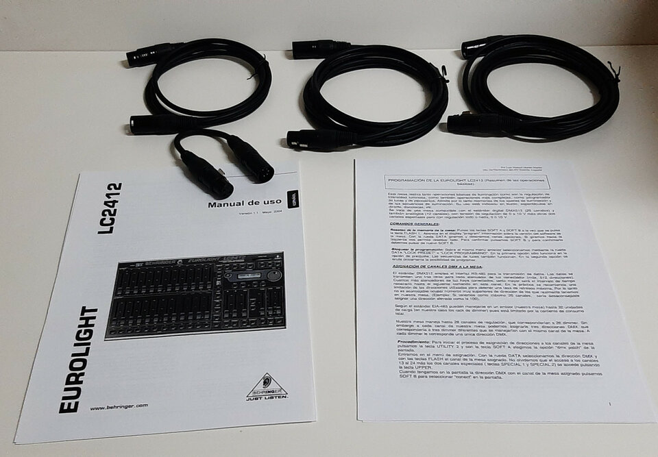 Mesa de luces BEHRINGER  EUROLIGHT LC412 de segunda mano · Foto 8 de 10 · Barcelona · 225 €