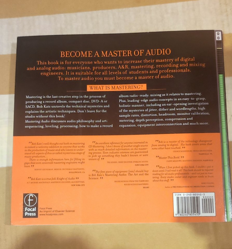 Mastering Audio Bob Katz